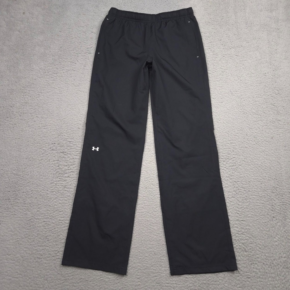 Under Armour UA Craze Woven Pants Women S Black Semi-Fitted Mesh Lined